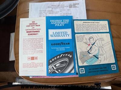 1979 Chevrolet Silverado K20 Squarebody 4x4 Survivor Pickup Truck   - Photo 20 - North Chesterfield, VA 23237