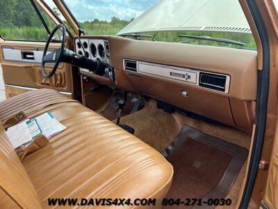 1979 Chevrolet Silverado K20 Squarebody 4x4 Survivor Pickup Truck   - Photo 25 - North Chesterfield, VA 23237