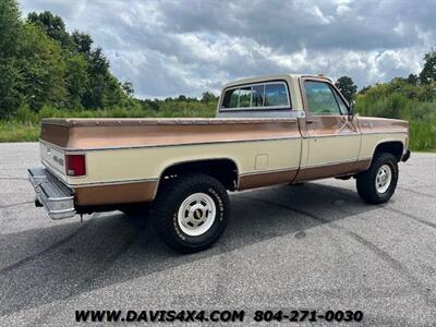 1979 Chevrolet Silverado K20 Squarebody 4x4 Survivor Pickup Truck   - Photo 7 - North Chesterfield, VA 23237