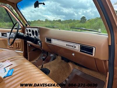 1979 Chevrolet Silverado K20 Squarebody 4x4 Survivor Pickup Truck   - Photo 15 - North Chesterfield, VA 23237