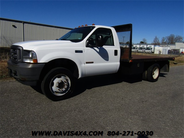 2004 Ford F-550 Super Duty XL Diesel 4X4 Dually Regular Cab Flat