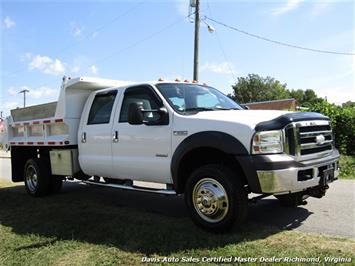 2005 Ford F-550 Super Duty XL Diesel 4X4 Dually Crew Cab Dump Bed Snow Plow   - Photo 13 - North Chesterfield, VA 23237