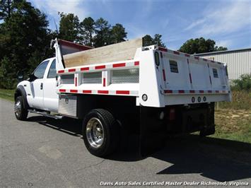 2005 Ford F-550 Super Duty XL Diesel 4X4 Dually Crew Cab Dump Bed Snow Plow   - Photo 4 - North Chesterfield, VA 23237
