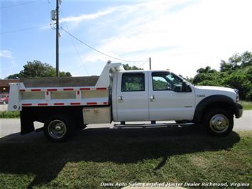2005 Ford F-550 Super Duty XL Diesel 4X4 Dually Crew Cab Dump Bed Snow Plow   - Photo 12 - North Chesterfield, VA 23237