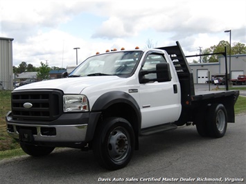 2005 Ford F-450 Super Duty  Diesel Regular Cab Flat Bed Commercial Work Truck (SOLD) - Photo 1 - North Chesterfield, VA 23237