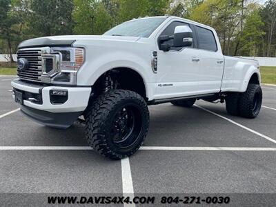 2021 Ford F-350 Platinum Superduty Dually Lifted 4x4 Diesel   - Photo 1 - North Chesterfield, VA 23237