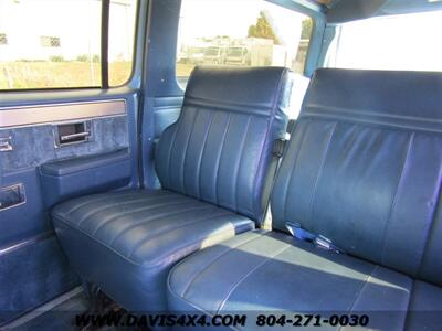 1987 Chevrolet Suburban 4X4 Square Body Silverado C/K 10 Trim Package  Four-Door - Photo 9 - North Chesterfield, VA 23237
