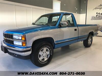 1992 Chevrolet 1500 Regular Cab Long Bed 4x4 Low Mileage Pickup   - Photo 1 - North Chesterfield, VA 23237