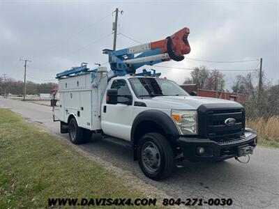 2011 Ford F-550 Superduty 4x4 Altech AT37G Utility Bucket Truck   - Photo 3 - North Chesterfield, VA 23237