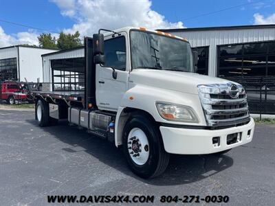 2011 Hino 268 Flatbed Previous Moffett Truck  