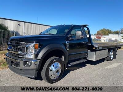 2021 Ford F-550 4x4 Superduty Diesel Flatbed Rollback Tow Truck   - Photo 1 - North Chesterfield, VA 23237