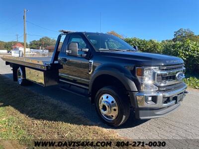 2021 Ford F-550 4x4 Superduty Diesel Flatbed Rollback Tow Truck   - Photo 3 - North Chesterfield, VA 23237