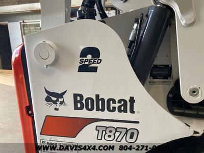 2023 Bobcat T870 Skid Steer Track Machine 2 Speed Loader   - Photo 22 - North Chesterfield, VA 23237