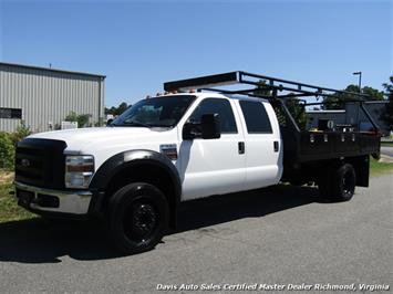 2008 Ford F-550 Super Duty XL 6.4 Diesel Dually Crew Cab Flat Bed Utility Work   - Photo 1 - North Chesterfield, VA 23237