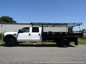 2008 Ford F-550 Super Duty XL 6.4 Diesel Dually Crew Cab Flat Bed Utility Work   - Photo 2 - North Chesterfield, VA 23237