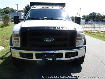 2008 Ford F-550 Super Duty XL 6.4 Diesel Dually Crew Cab Flat Bed Utility Work   - Photo 13 - North Chesterfield, VA 23237
