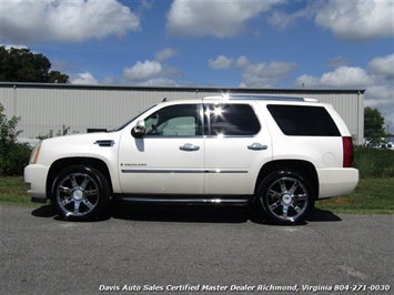 2008 Cadillac Escalade Pearl White Fully Loaded 4X4 AWD   - Photo 3 - North Chesterfield, VA 23237