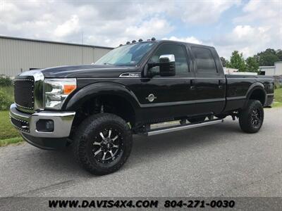 2013 Ford F-350 Super Duty Crew Cab Long Bed Lifted 4x4 Lariat  Powerstroke Turbo Diesel Pickup. - Photo 1 - North Chesterfield, VA 23237
