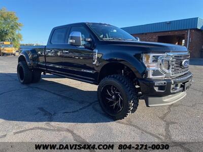 2021 Ford F-350 Platinum Superduty Dually 4x4 Diesel Lifted Pickup   - Photo 1 - North Chesterfield, VA 23237