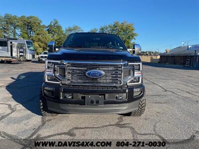 2021 Ford F-350 Platinum Superduty Dually 4x4 Diesel Lifted Pickup   - Photo 2 - North Chesterfield, VA 23237