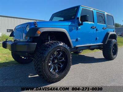 2010 Jeep Wrangler Unlimited Four Door 4x4 Lifted   - Photo 1 - North Chesterfield, VA 23237