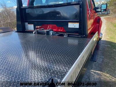 2016 Ford F650 Superduty Crew Cab Flatbed Tow Truck Rollback   - Photo 21 - North Chesterfield, VA 23237