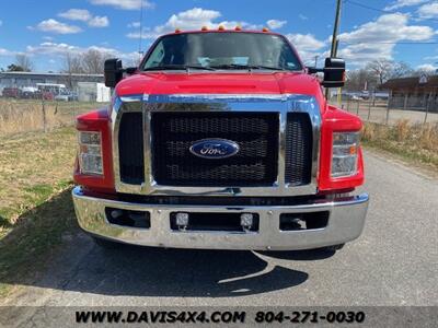 2016 Ford F650 Superduty Crew Cab Flatbed Tow Truck Rollback   - Photo 2 - North Chesterfield, VA 23237