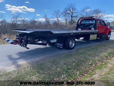 2016 Ford F650 Superduty Crew Cab Flatbed Tow Truck Rollback   - Photo 4 - North Chesterfield, VA 23237