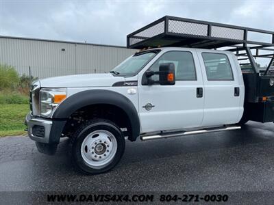 2016 Ford F550 Superduty Crew Cab Utility/Flatbed Diesel Work  Truck 4x4 - Photo 3 - North Chesterfield, VA 23237