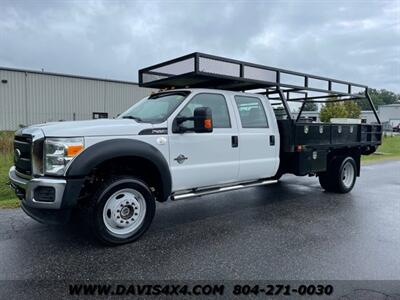 2016 Ford F550 Superduty Crew Cab Utility/Flatbed Diesel Work  Truck 4x4 - Photo 1 - North Chesterfield, VA 23237