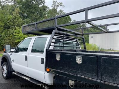 2016 Ford F550 Superduty Crew Cab Utility/Flatbed Diesel Work  Truck 4x4 - Photo 7 - North Chesterfield, VA 23237