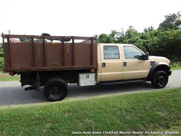 2008 Ford F-450 Super Duty XL Diesel Crew Cab Flat Bed Stake Body Dump Truck   - Photo 7 - North Chesterfield, VA 23237
