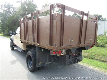 2008 Ford F-450 Super Duty XL Diesel Crew Cab Flat Bed Stake Body Dump Truck   - Photo 6 - North Chesterfield, VA 23237