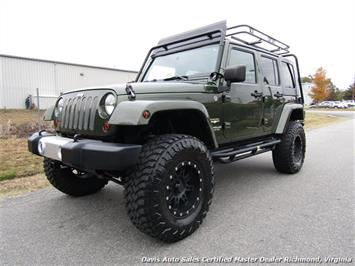 2008 Jeep Wrangler Unlimited Sahara Lifted 6 Speed Manual 4X4 Loaded   - Photo 1 - North Chesterfield, VA 23237
