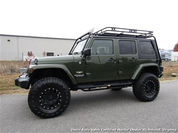 2008 Jeep Wrangler Unlimited Sahara Lifted 6 Speed Manual 4X4 Loaded   - Photo 2 - North Chesterfield, VA 23237