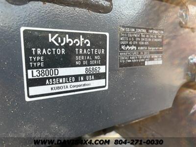 2018 Kubota L3800 DT 4x4 Diesel 38hp With Bucket   - Photo 18 - North Chesterfield, VA 23237