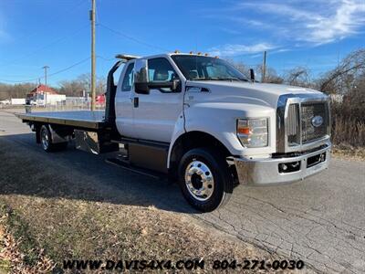 2017 Ford F-650 Extended Cab Rollback Flatbed Tow Truck   - Photo 1 - North Chesterfield, VA 23237