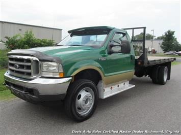 2003 Ford F-550 Super Duty Diesel XLT Regular Cab Flat Bed Dually   - Photo 1 - North Chesterfield, VA 23237