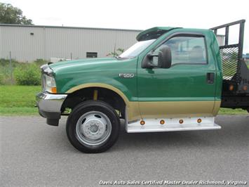 2003 Ford F-550 Super Duty Diesel XLT Regular Cab Flat Bed Dually   - Photo 2 - North Chesterfield, VA 23237