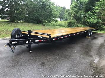 2016 Down To Earth 38 Foot Flat Deck Car Hauling Equipment Trailer   - Photo 1 - North Chesterfield, VA 23237