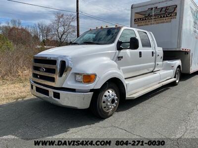 2005 Ford F650 Super Duty Crew Cab Custom Hauler Heavy Duty Tow  Vehicle Cat Diesel - Photo 1 - North Chesterfield, VA 23237