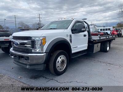 2017 Ford F-550 Superduty Rollback Flatbed Tow Truck Diesel 4x4   - Photo 1 - North Chesterfield, VA 23237