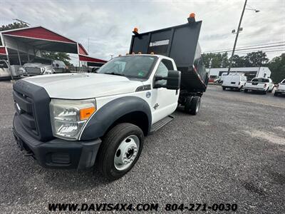 2015 Ford F-450 Superduty Flat Bed Dump Truck Diesel   - Photo 7 - North Chesterfield, VA 23237