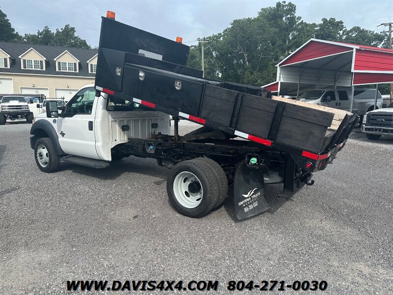 2015 Ford F-450 Superduty Flat Bed Dump Truck Diesel  