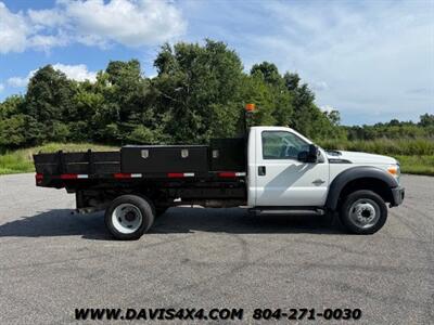 2015 Ford F-450 Superduty Flat Bed Dump Truck Diesel   - Photo 4 - North Chesterfield, VA 23237
