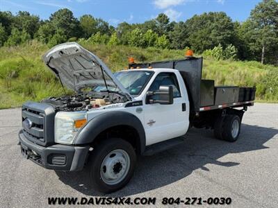 2015 Ford F-450 Superduty Flat Bed Dump Truck Diesel   - Photo 27 - North Chesterfield, VA 23237