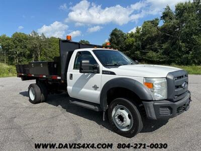 2015 Ford F-450 Superduty Flat Bed Dump Truck Diesel   - Photo 2 - North Chesterfield, VA 23237