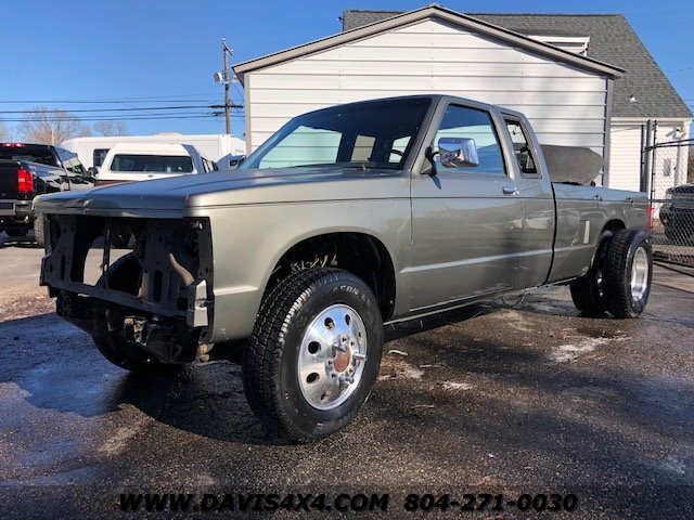 1983 Chevrolet S-10 Custom Conversion Project Diesel Dually 1 Ton 8  Lug Extended Cab Long Bed - Photo 1 - North Chesterfield, VA 23237