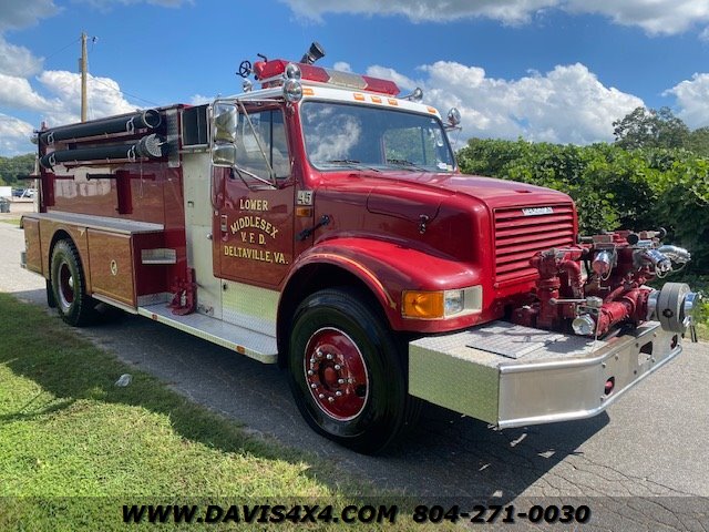 1990 International Navistar Grumman Fire Truck Pump Truck FRT 1000 - Photo 3 - North Chesterfield, VA 23237