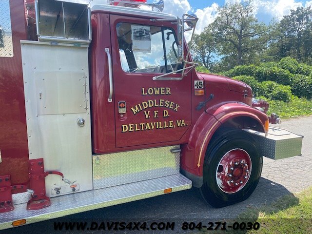1990 International Navistar Grumman Fire Truck Pump Truck FRT 1000 - Photo 27 - North Chesterfield, VA 23237